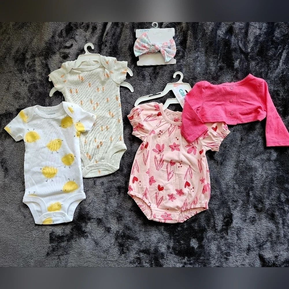 NWT baby girl Valentine's Day/ Easter/ spring / summer clothes bundle